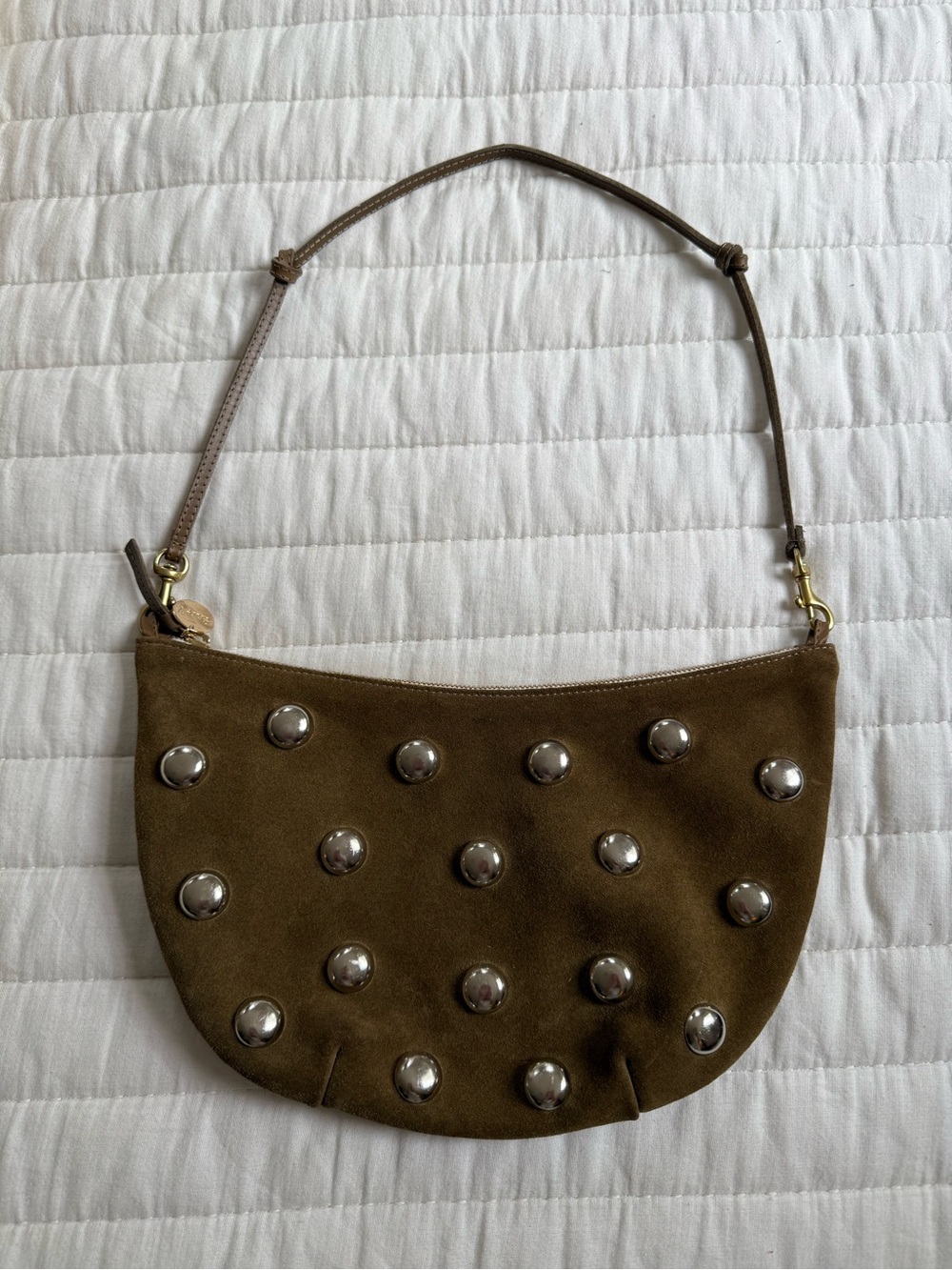 Clare V Lune Bag with Studs